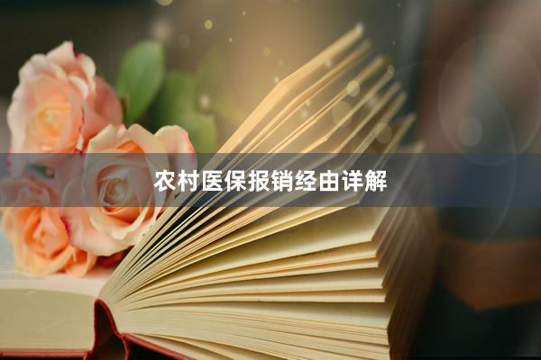   农村医保报销经由详解